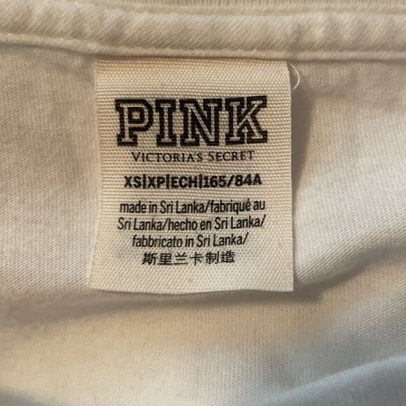 Pink Victoria’s Secret Lace Up Pullover. Size XS - Picture 9 of 11